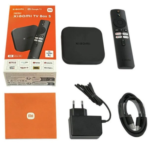 XIAOMI Referencia: 40149 Convertidor a smart TV Xiaomi Mi Box S (2da Gen) US 4K, 8GB, 2GB ram + control remoto con Google Assistant Android TV